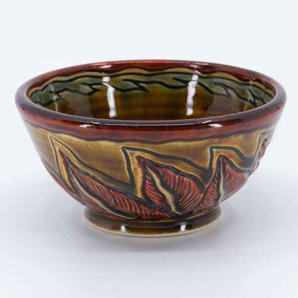 Small Leaf Bowl by Sandy Miller