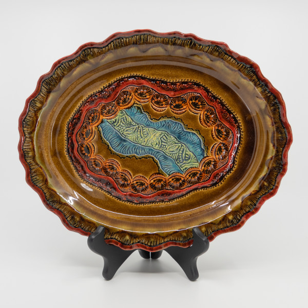 Oval Chinet Platter by Sandy Miller