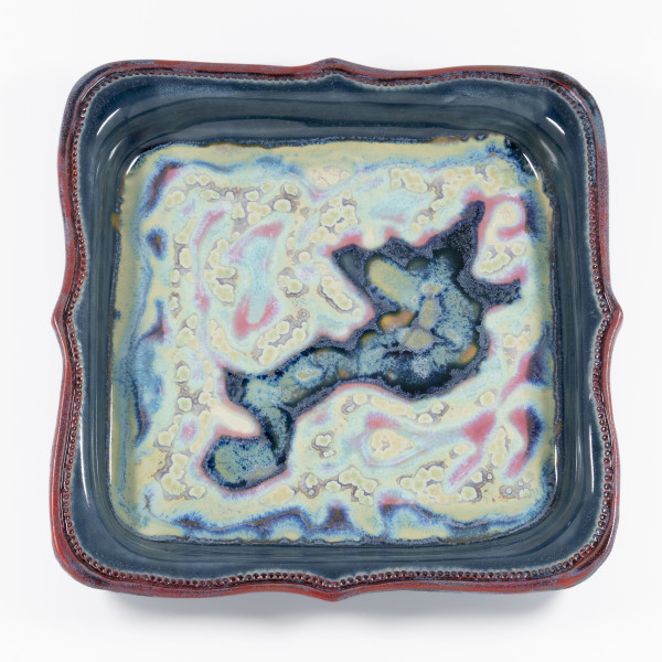 Square Plate by Sandy Miller