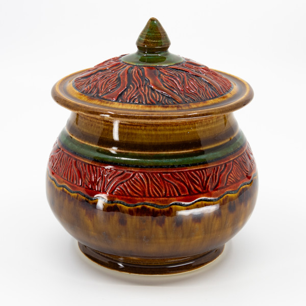 Lidded Container by Sandy Miller