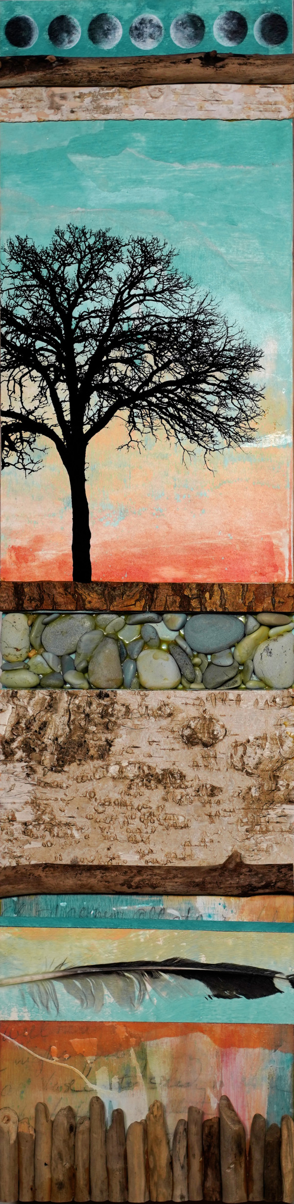 Gloaming Oak Totem by Cheryl Holz