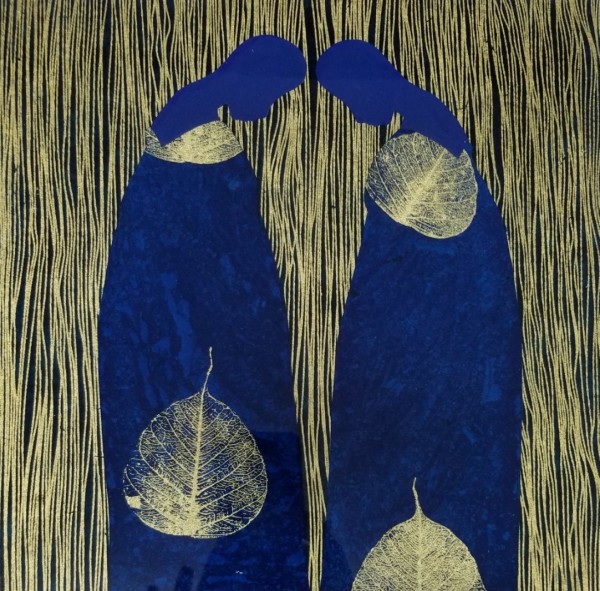 Sumaya | In Blue & Gold III by Tracy Murrell