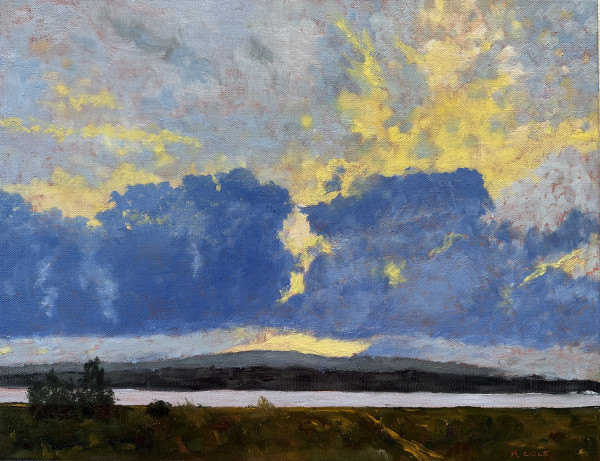 Dark Clouds Over the Hudson by Marie Cole