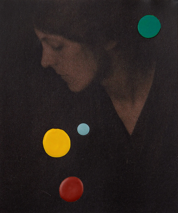 untitled (woman in shadows looking down) by Robert Larkin