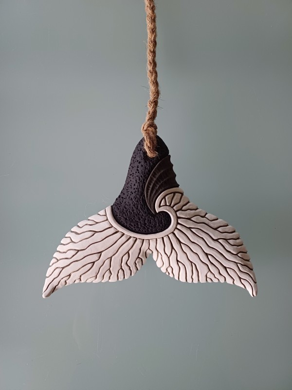 Whale Tail XL by Jo Richards Hooker Artist