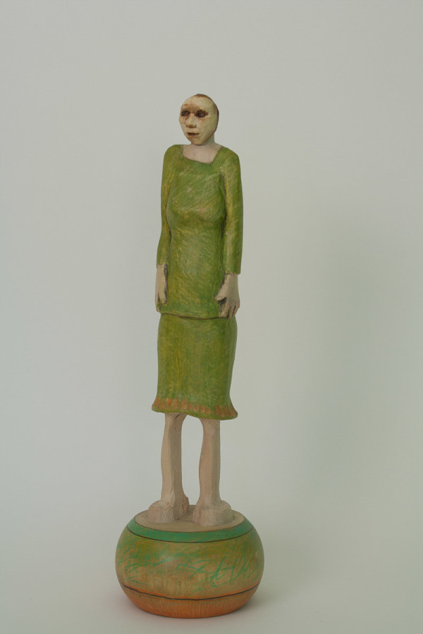 Green Dress Doll by Eve Whitaker