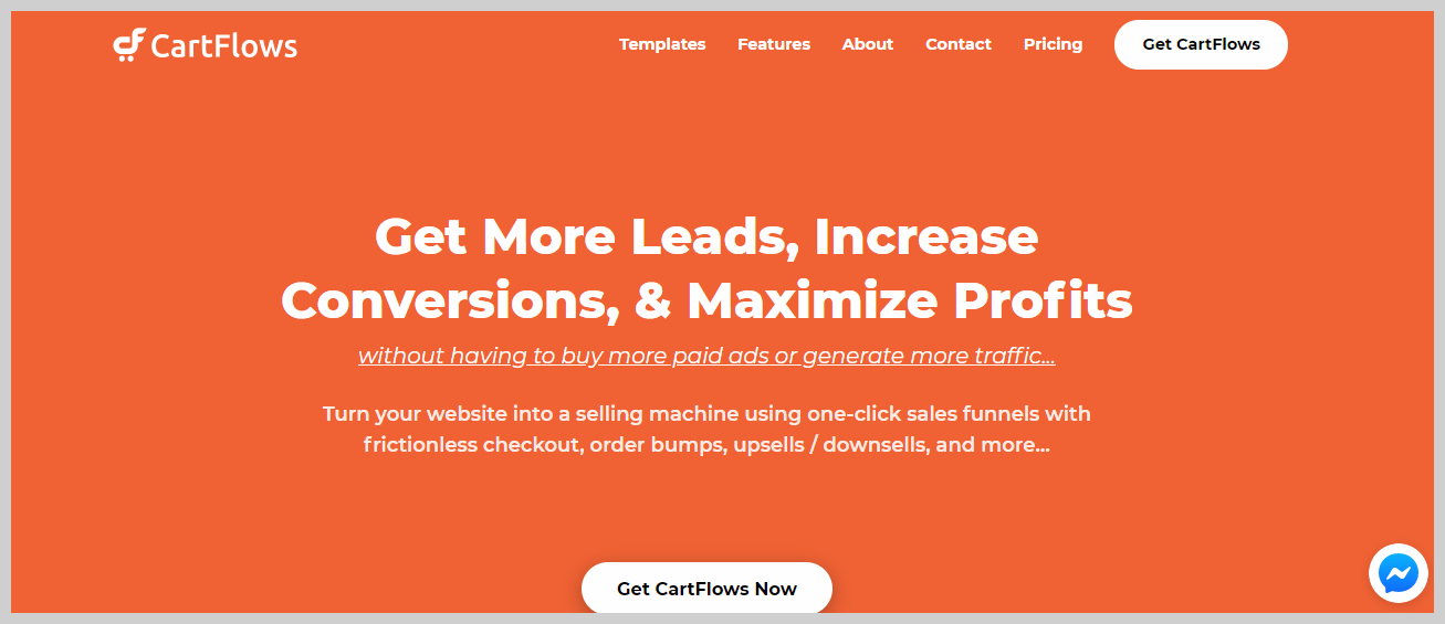 cartflows homepage