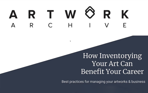 Thrive: How Inventorying Your Art Can Benefit Your Career